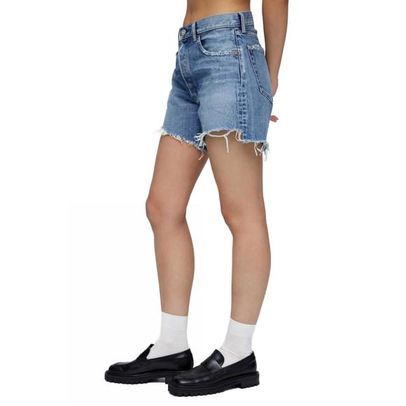 NEW MOUSSY nashville shorts in blue - Picture 2 of 4